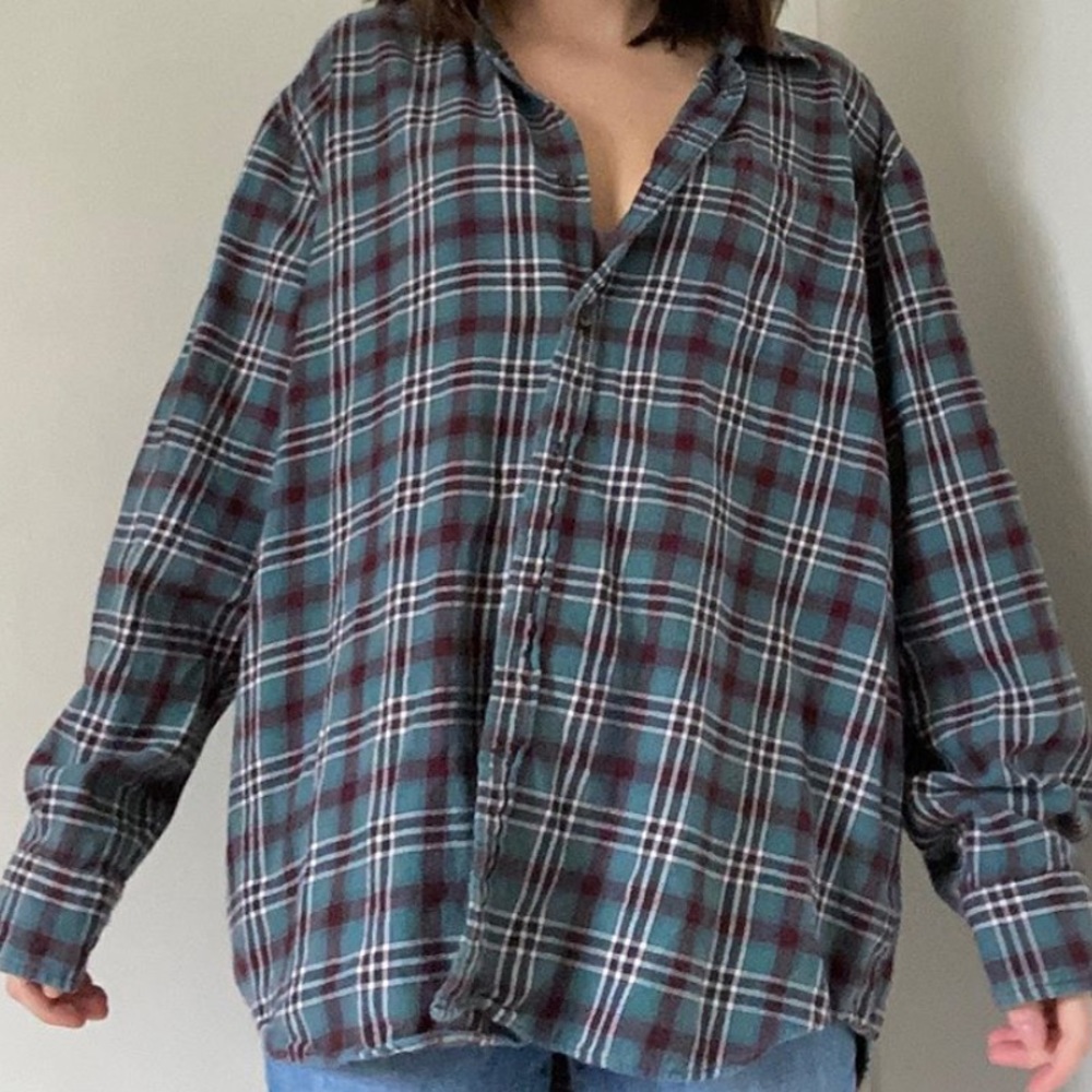 Flannel button down